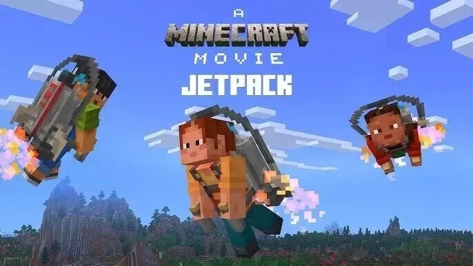 Minecraft Jetpack DLC in Game Promo Item - Bedrock RQ MINECRAFT MOVIE CODE - Image 1 of 1