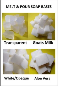 Melt and Pour Soap Base- White Opaque Soap Making SLS Free - Picture 1 of 8
