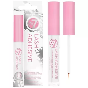 W7 Lash Adhesive, Clear, Latex Free, Thin Brush, Fake Eyelash Glue, Body Gem - Picture 1 of 1