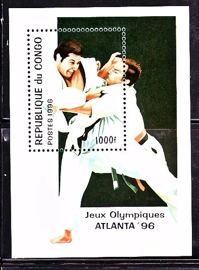 CONGO Sc 1108 NH SOUVENIR SHEET OF 1996 - OLYMPICS. Sc$5+ - Image 1 of 1