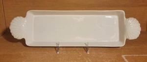 Sonoma Life+style NAUTICAL SAND 16" Rectangular tray, 16 3/4" Shell Handles, EUC - Picture 1 of 7