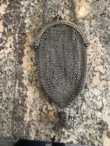 Vintage Metall Netz Geldbörse - 1920’s or früher - Bild 1 von 12