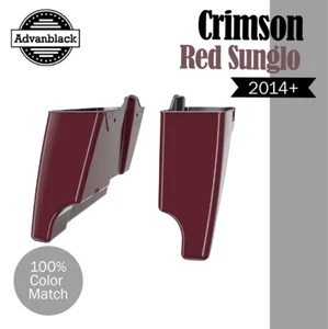 Alforja estirada Advanblack CRIMSON RED SUNGLO se adapta a Harley Street Road Glide - Imagen 1 de 10