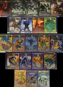 Adam Blade 20 Book Set / Lot, BEAST QUEST with Pendant - Picture 1 of 12