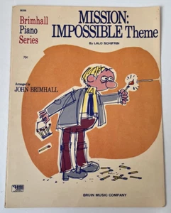 1968 Vintage Mission: Impossible Theme Television Show Sheet Music Lalo Schifrin - Picture 1 of 3