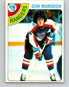 1978-79 O-Pee-Chee #11 Don Murdoch  New York Rangers V20912