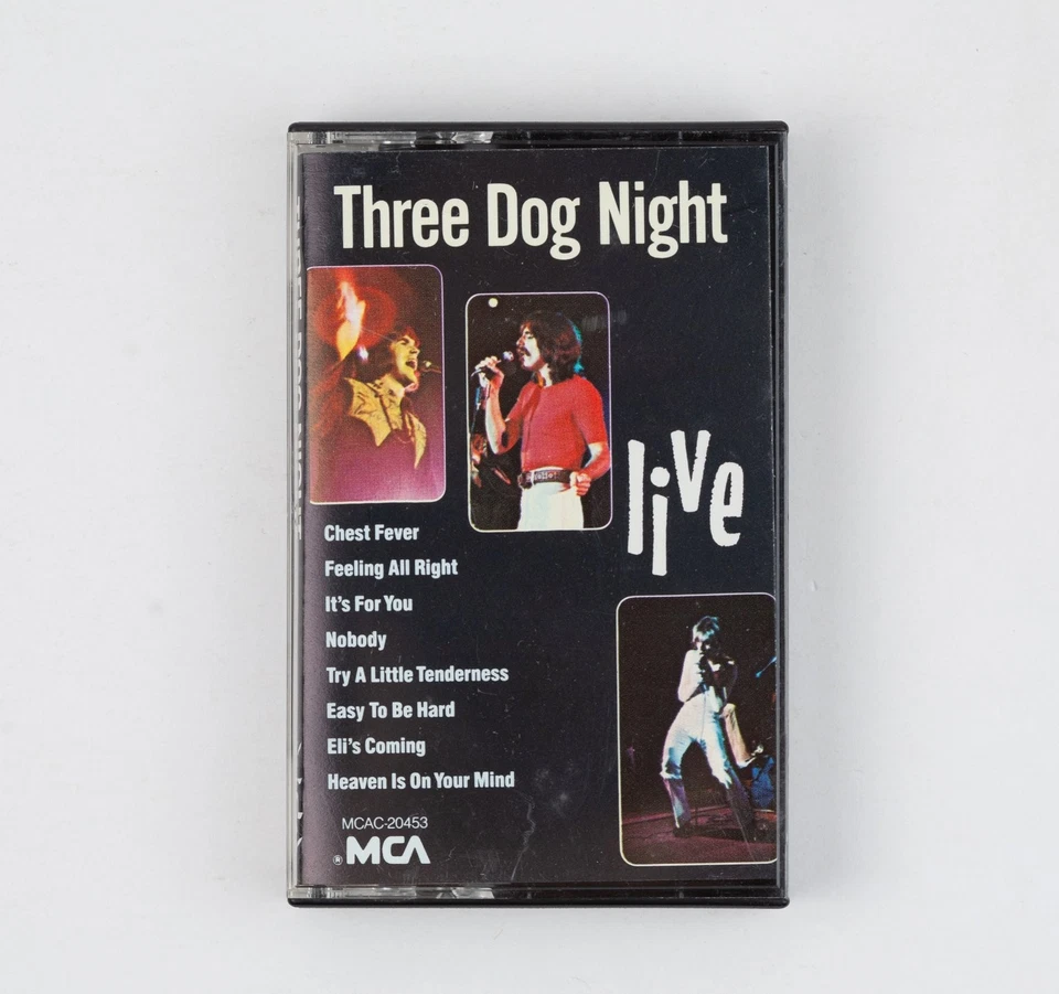 Three Dog Night Live Cassette 1988 MCA Records MCAC-20453 - Image 1 of 4