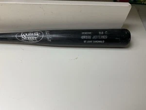 Gregg Jeffries Cardinals Game Used Baseball Bat - Cracked but Displayable NICE! - Picture 1 of 8