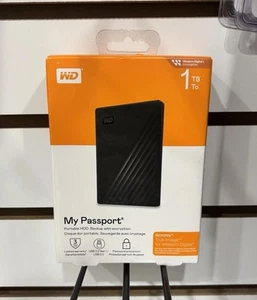 WD - My Passport 1 TB Disco duro externo portátil USB 3.0 - Negro - Imagen 1 de 6