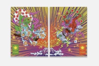 2024 RED HOT CHILI PEPPERS Japan Tokyo Limited Lithograph Poster 18th 20th Set 2 - Image 1 of 4
