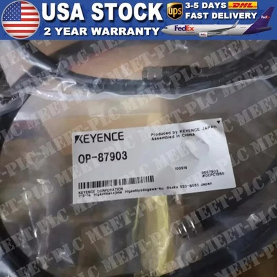 KEYENCE OP-87903 Connection Cable OP87903 New In Box One Free Shipping - Image 1 of 2