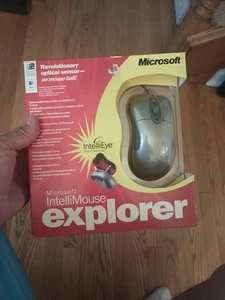 VINTAGE 1999 MICROSOFT INTELLIMOUSE EXPLORER 3.0 OPTICAL TECHNOLOGY NEW IN BOX - Afbeelding 1 van 10