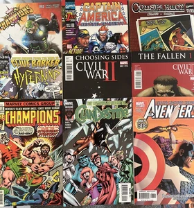 MARVEL COMICS 9 ISSUE COMIC BOOK LOT. BISHOP. AVENGERS. CLIVE BARKER & MORE - Picture 1 of 19