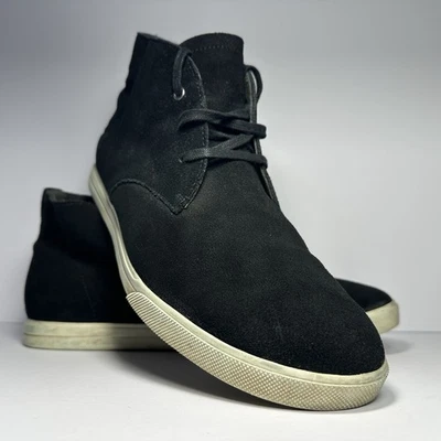 Bota Deportiva Under Armour Cuero Superior Negra Media Parte Superior Chukka 10.5 Foto 1 de 4