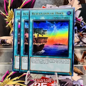 3x Yugioh Playset Revelation of Hope BLMM-EN039 Ultra Rare 1st Ed Near Mint - Picture 1 of 1