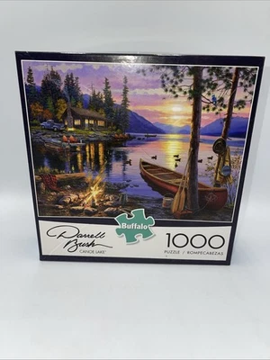 Canoe Lake - Rompecabezas de 1000 piezas - Darrell Bush - Buffalo Puzzles Foto 1 de 4