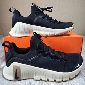 Nike Free Metcon 6 Training Black/Coconut Milk Mens Size 10.5 New FJ7127-010 - Picture 1 of 8