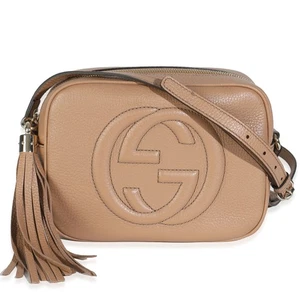 Bolso Disco Gucci Camelia Pequeño Soho Piel de becerro Guijarro - Imagen 1 de 1