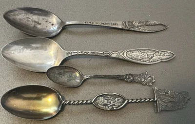 4 STERLING Souvenir Colorado Railroad PIKES PICO Jardín de los Dioses ROYAL GARGANTA Foto 1 de 4