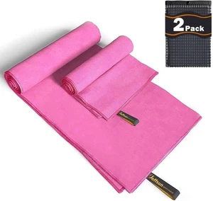 JEFFSUN Mikrofaser schnelltrocknendes Handtuch Camping Badetücher leicht super Abso - Bild 1 von 7