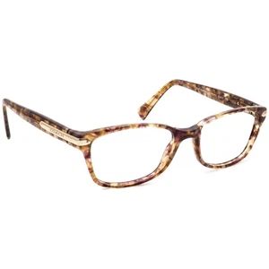 Coach Eyeglasses HC 6065 5287 Confetti Light Brown B-Shape Frame 51[]17 135 - Picture 1 of 8