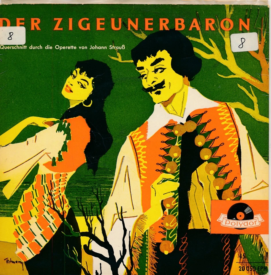 Der Zigeunerbaron - Operetten-Querschnitt - Polydor 20050 Single 7" Vinyl 103/20 - Bild 1 von 1