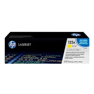 HP (125A) CB542A Toner yellow, TONER VERSCHWEIßT UND UNBENUTZT - Picture 1 of 1