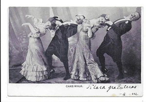 Pastel Paseo Danza Postal Suecia Editorial Granbergs Konstindustri Estocolmo - Imagen 1 de 1
