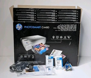NEW HP Photosmart C4480 - All-in-One Printer, Scanner & Copier - NEVER USED - Picture 1 of 5