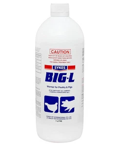 Sykes Big L Pig and Poultry Wormer 1L - Picture 1 of 1