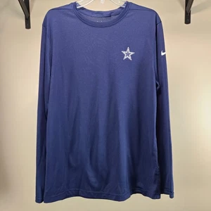 Dallas Cowboys Shirt Men Large Nike On Field Long Sleeve Dri-fit Stretch Wicking - Picture 1 of 12