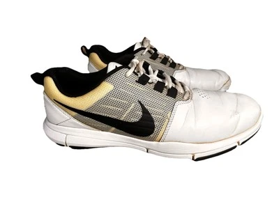 Nike Mens Golf Spikeless Shoe Black White 704694-100 size 8.5 - Image 1 of 4
