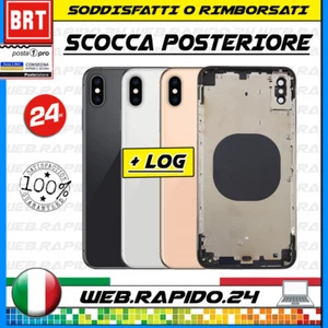 BACK COVER SCOCCA POSTERIORE VETRO+FRAME COMPLETA PER APPLE IPHONE XS MAX - Foto 1 di 1