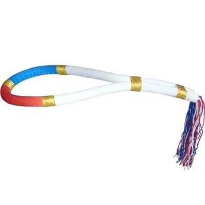 RED WHITE BLUE MUAY THAI KICKBOXING BOXERS MONGKOL TUBE STYLE HEAD BAND PIECE - Image 1 of 4