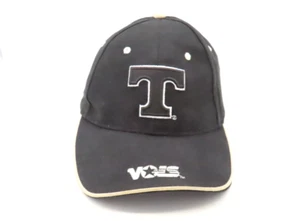 University Of Tennessee Vols Volunteers Black Adjustable Hat Cap - Picture 1 of 15