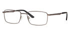 Adensco 129 Eyeglasses 0R80 Semi Matte Dark Ruthenium 54mm New 100% Authentic