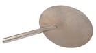 Pizzaschaufel Edelstahl Ø 20 cm 150 cm 2 mm Blattstärke ! Pizzaheber Brotheber