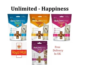 VetIQ Healthy Bites Cat Treat - Breath, Hairball, Urinary & Kitten Nutri Booster - Picture 1 of 5