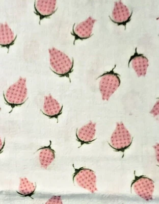 复古花卉和风扇散落在白色泡泡娃娃衣服 151⁄2 英寸 x 18 英寸 — 第 1/4 张图片