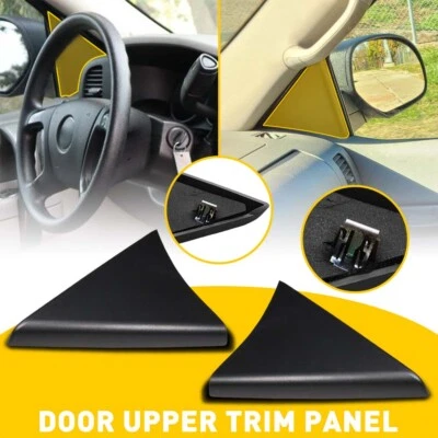 2x Panel de ajuste superior de puerta para 07-14 Chevy Silverado GMC Sierra 1500 2500HD 3500HD Foto 1 de 4