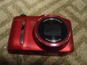 Neuwertige Canon PowerShot SX160 Digitalkamera - Rot - Bild 1 von 2