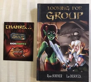 AUTOGRAPHED - Looking For Group Vol 5 - By Ryan Sohmer -*COLLECTIBLE* SIGNED - Picture 1 of 10