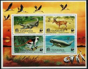 TANZANIA - 1977 WWF 'ENDANGERED SPECIES' Souvenir Sheet MNH [6423]