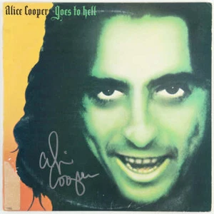 Álbum de vinilo firmado por Alice Cooper (Beckett) "Alice Cooper Goes to Hell" - B - Imagen 1 de 3