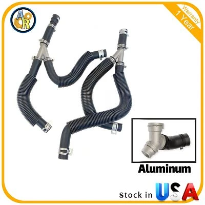 2x Heater Hose Assembly For 2009-10 VW Volkswagen Routan Chrysler Town & Country - Image 1 of 4