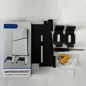 For P5 Slim Console Wall Mount + Storage Hook Set Suspension Bracket Accessories - Picture 1 of 14