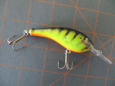 Vintage Strike King Crankbait - Firetiger - 3 1/2 inch - Image 1 of 4