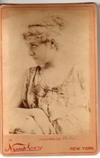 N566-1 Newsboy Tobacco - Actress Cabinet Card - Julia Marlowe