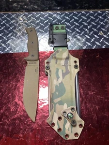 ESEE 6 Kydex Dangler Hülle mit 400er-Körnung Diamant & Eisenstange (Messer nicht enthalten) - Bild 1 von 20