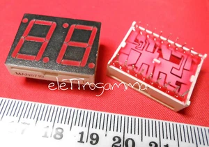 MAN6710 MAN 6710 doppio DISPLAY 7 SEGMENTI red anodo comune - Imagen 1 de 1